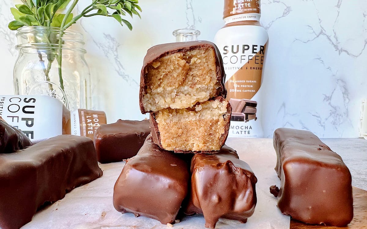 Low Sugar Mocha Twix Bars