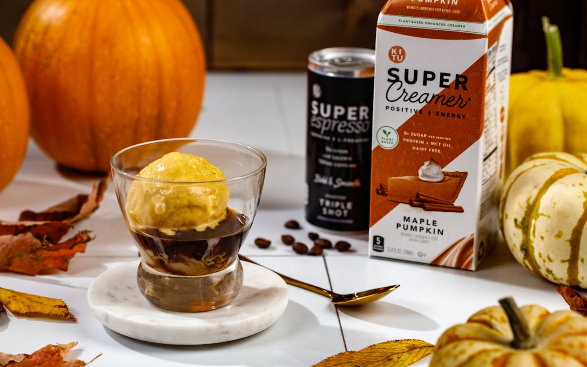 Keto Pumpkin Ice Cream Affogato