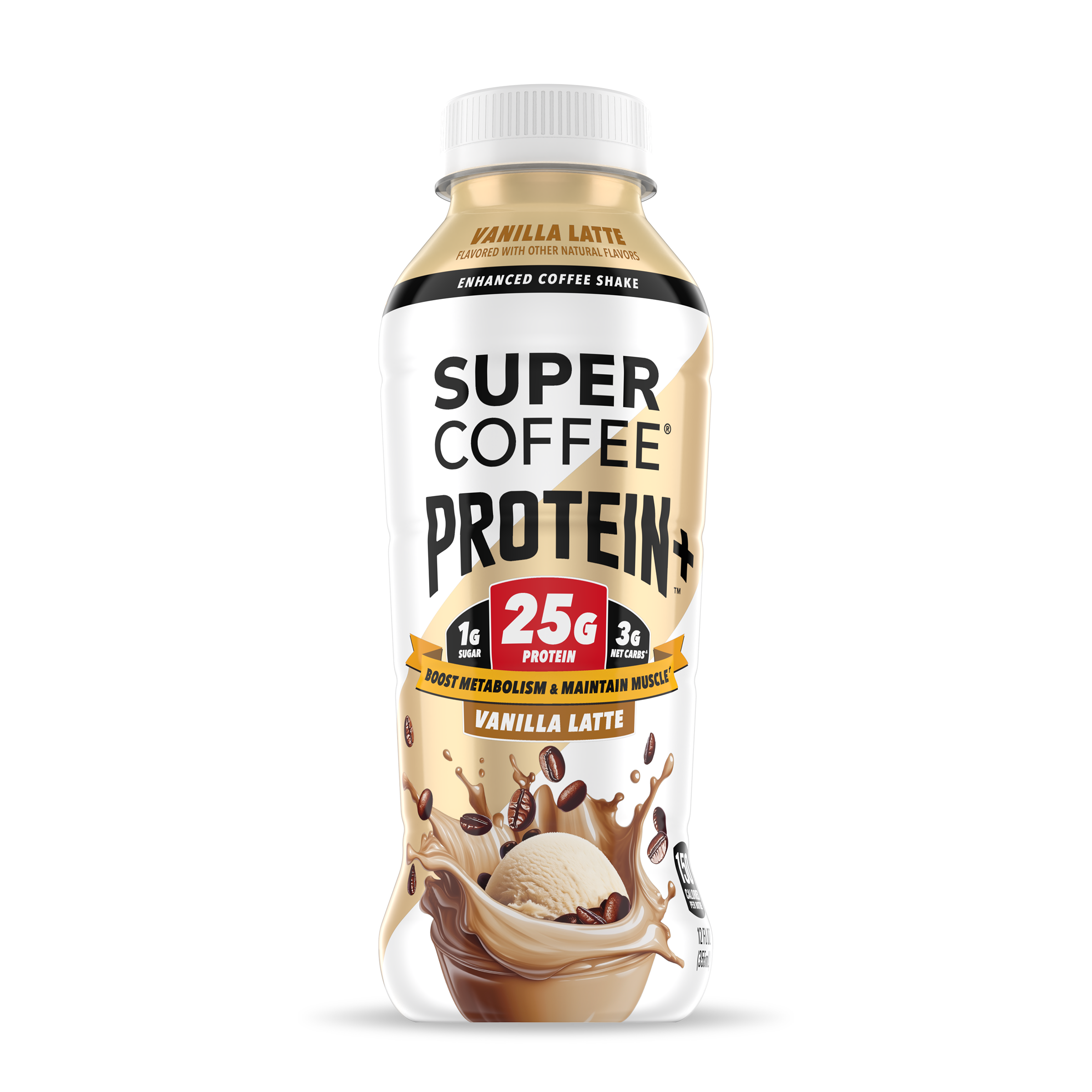 Vanilla Super Coffee Protein+ 12oz