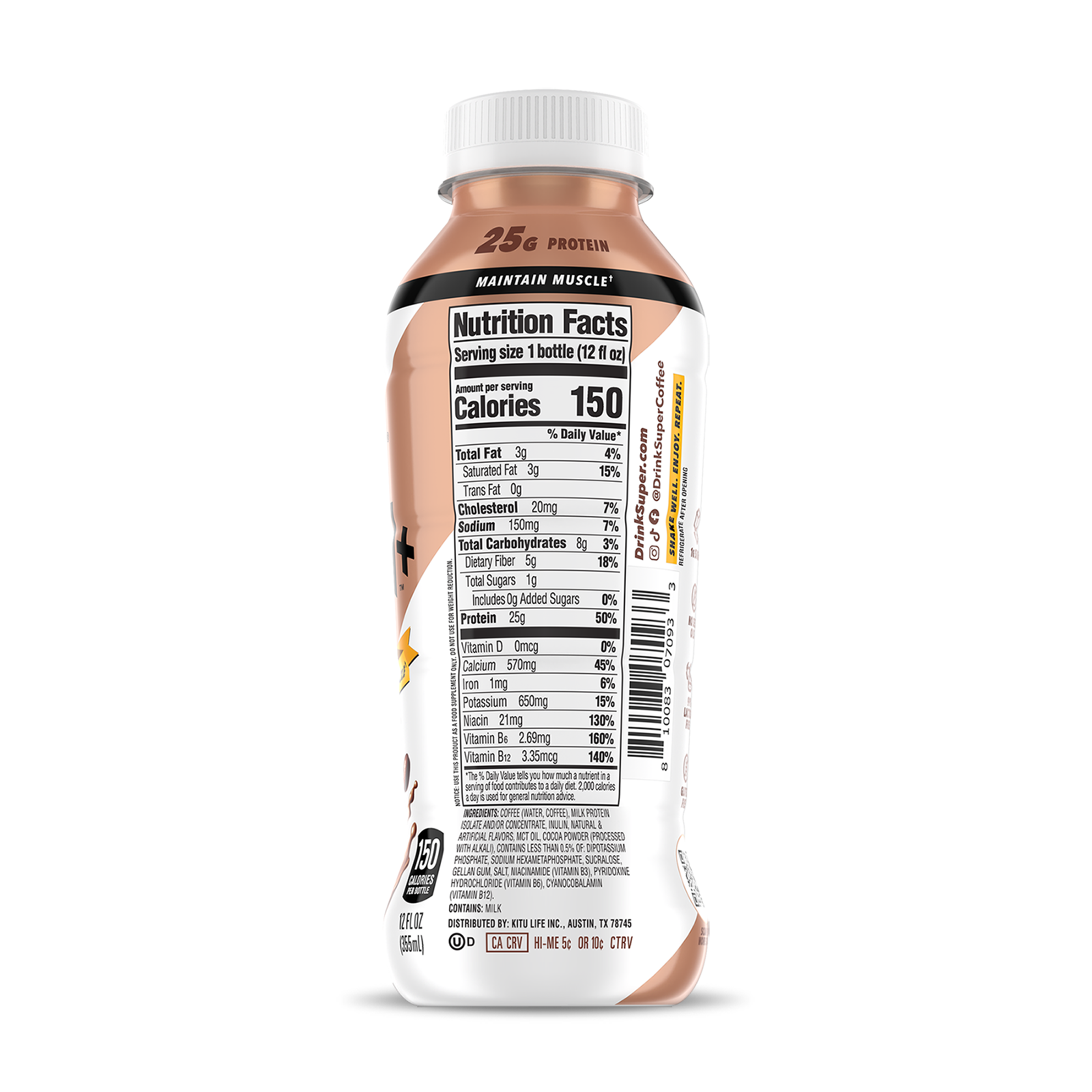 Mocha Super Coffee Protein+