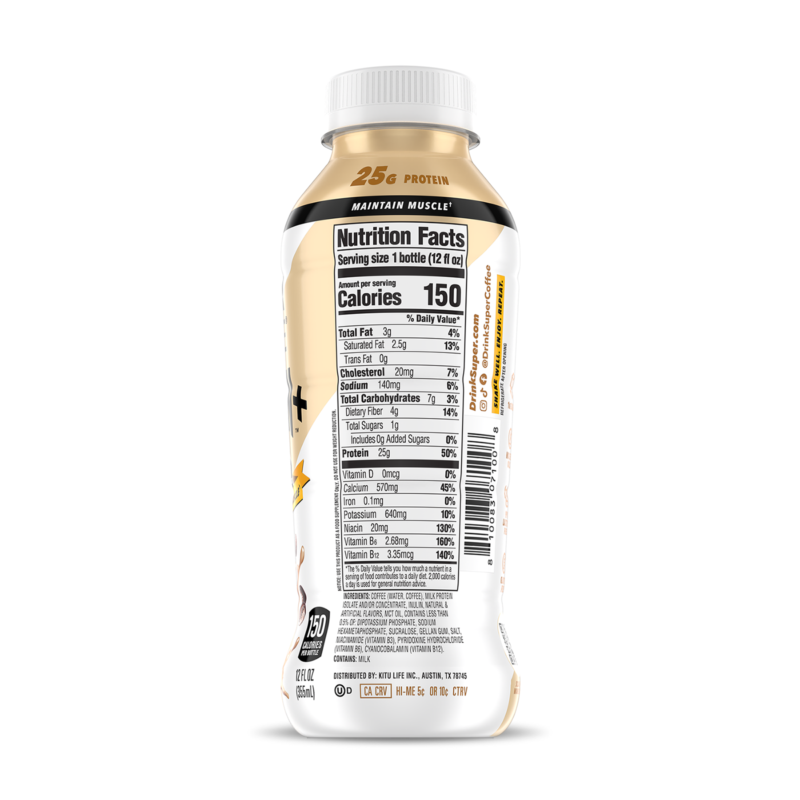 Vanilla Super Coffee Protein+