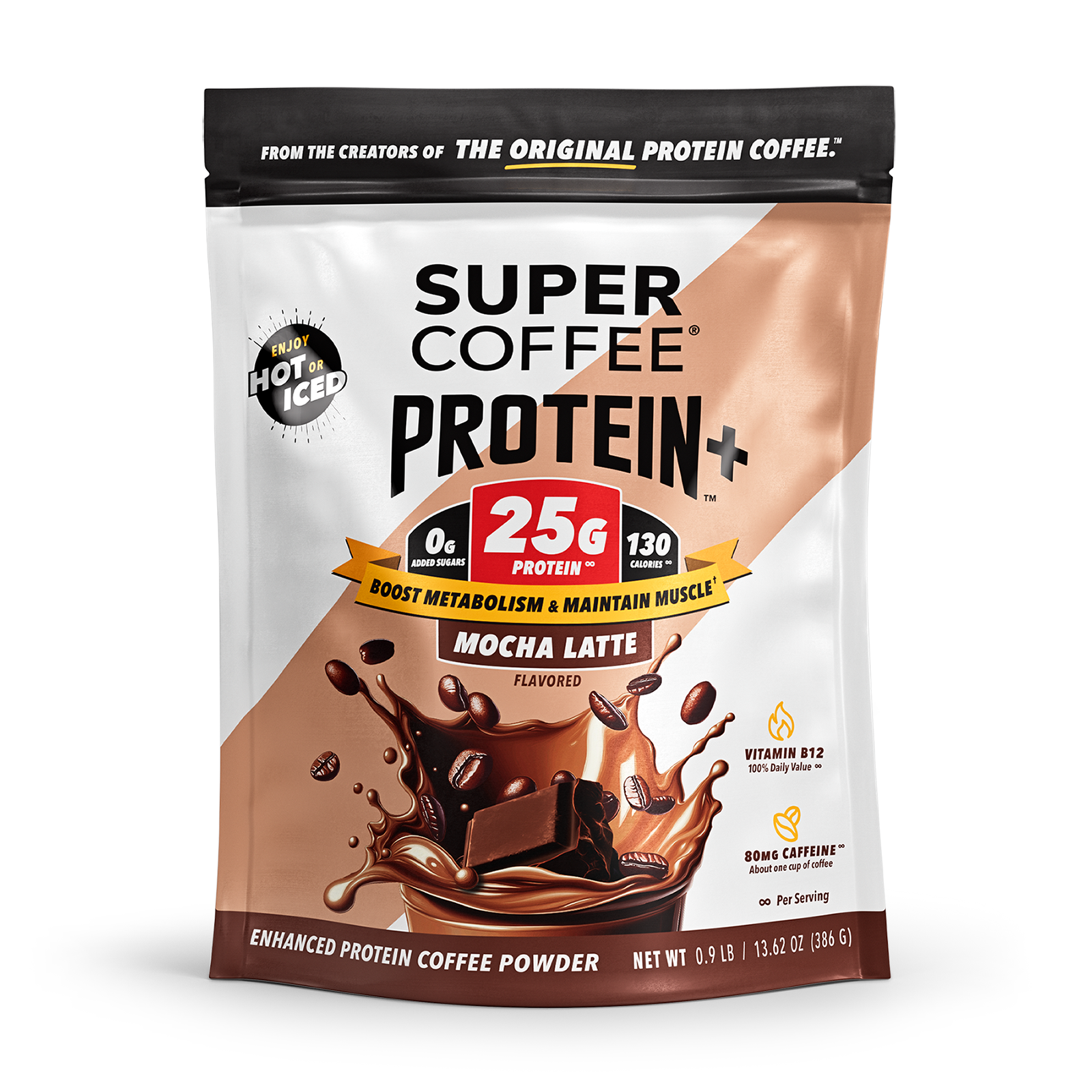 Mocha Super Coffee Protein+ Powdered Coffee