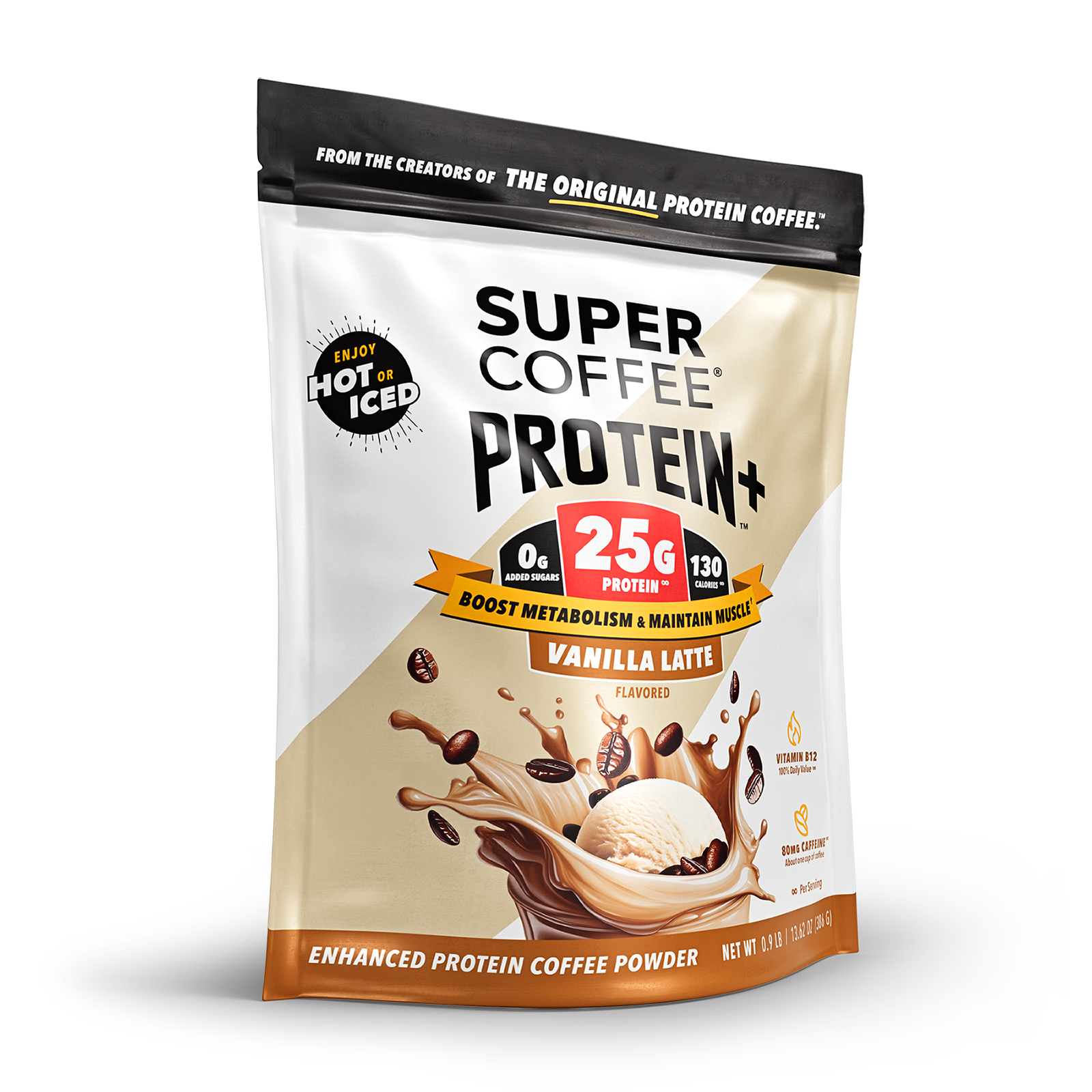 Vanilla Super Coffee Protein+ Powdered Coffee